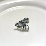 Bague Éléphant Artistique en Acier – Style Bohème Chic