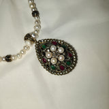 Collier Djawher – Perles, Antique & Pierres Précieuses