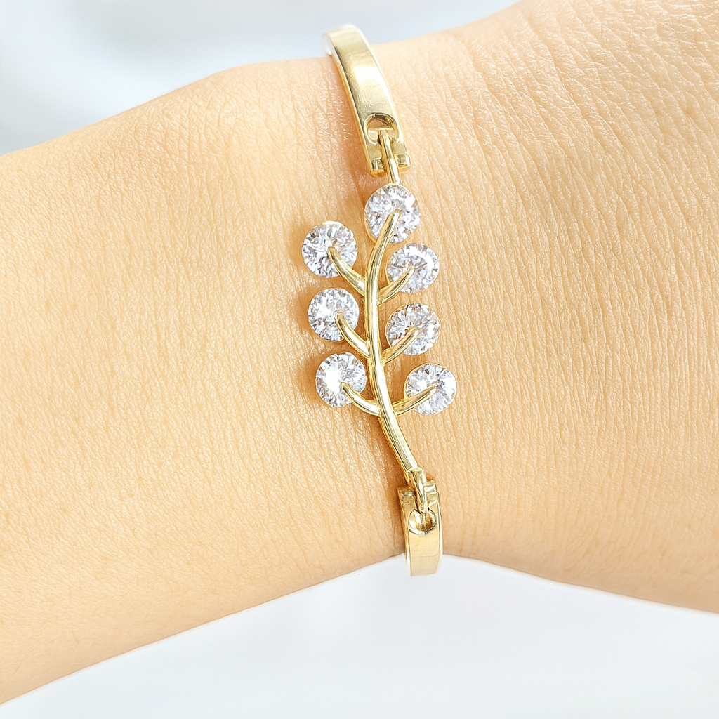 "Radiant Branch" Gold Fashion Bracelet