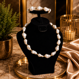 Collier Perles Baroques & Or
