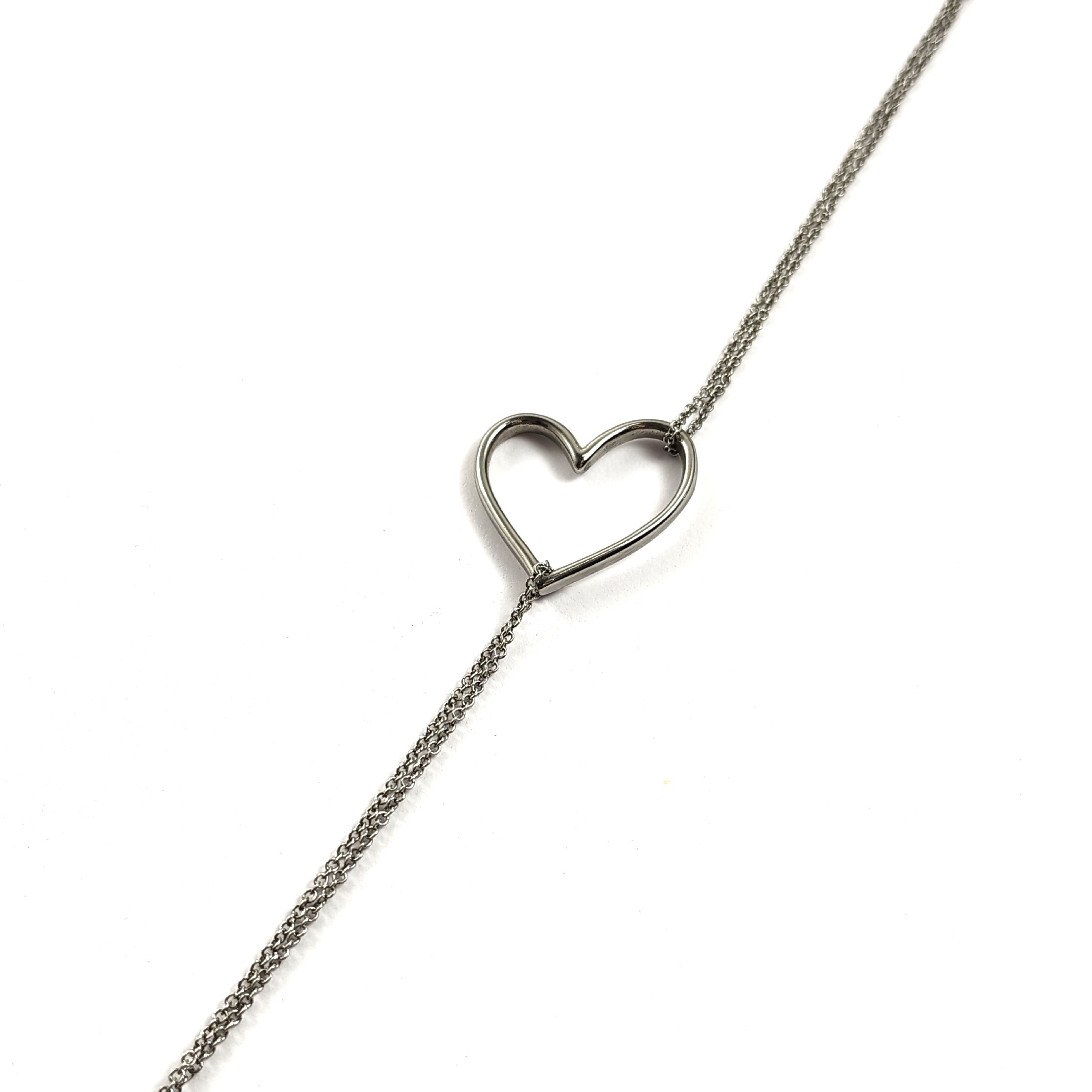 Stainless Steel Heart ID Bracelet