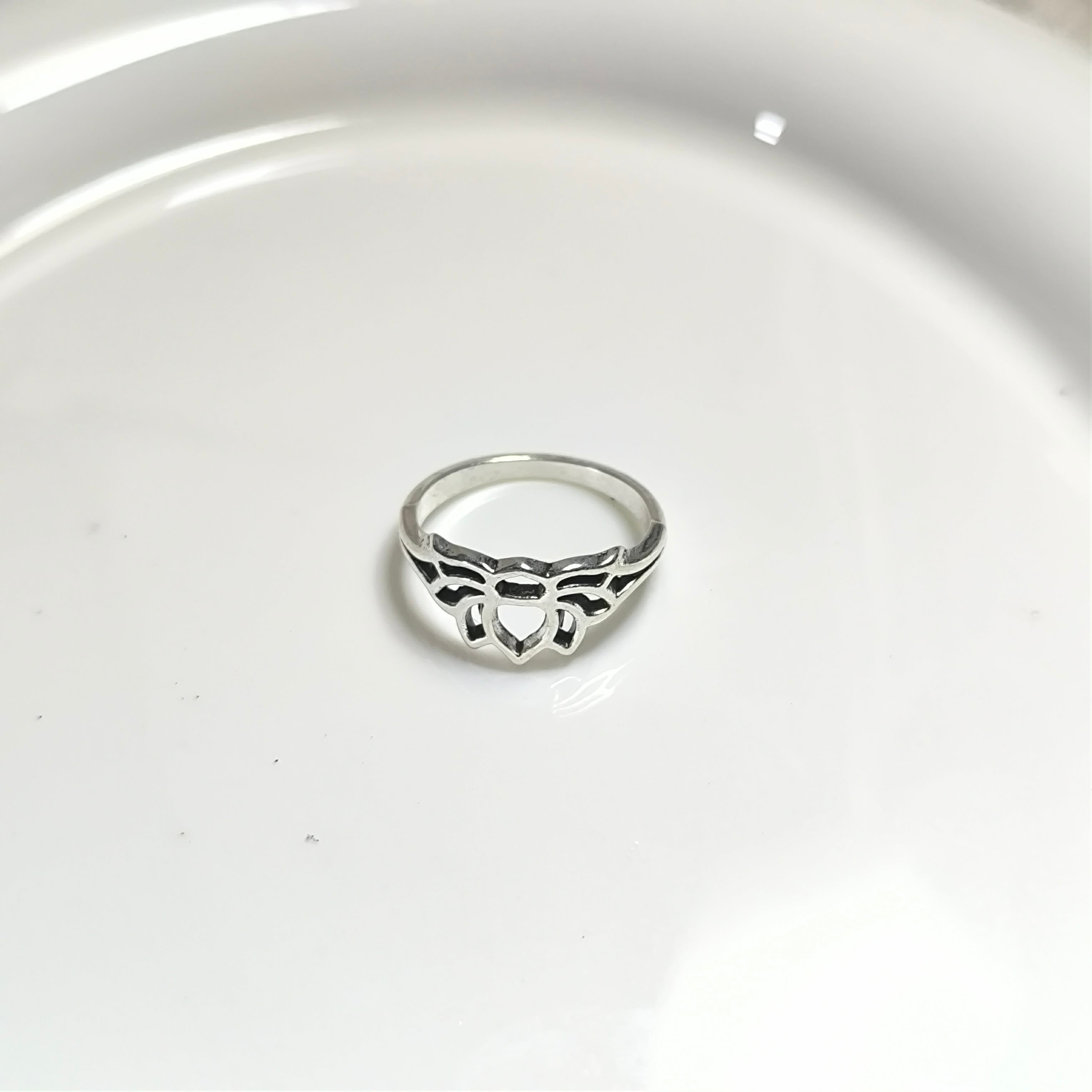 Stainless Steel Butterfly Ring – Fine & Modern Elegance