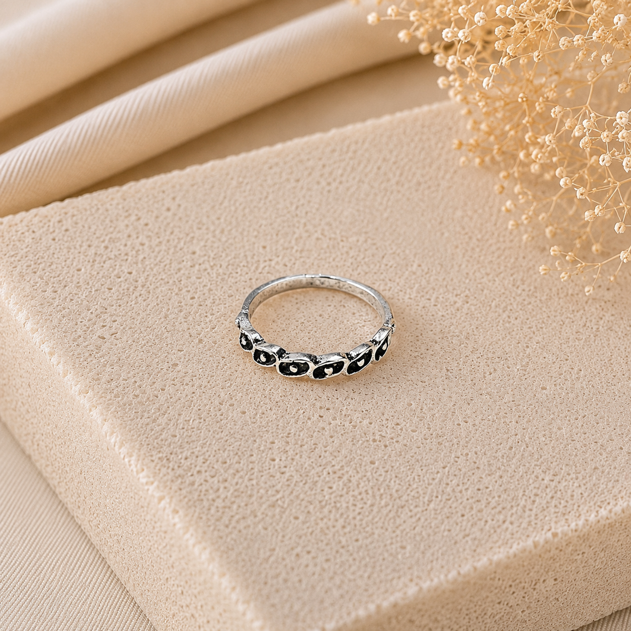 Fine Vintage Stainless Steel Ring