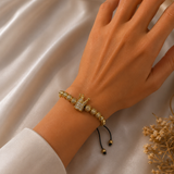 👑 Adjustable Royal Crown Bracelet