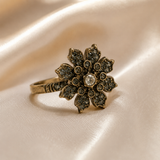 Bague en bronze Fleur Vintage Bronze ✨