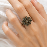 Bague en bronze Fleur Vintage Bronze ✨