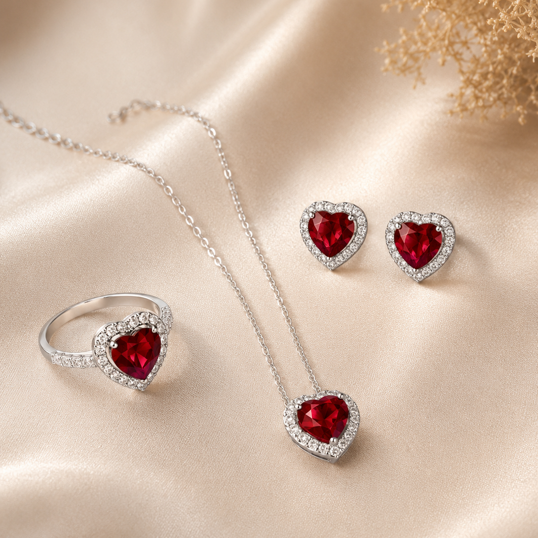 PARURE PANDORA – Acier Inoxydable avec Bague Extensible