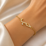 Bracelet Calligraphie Arabe – Zircons