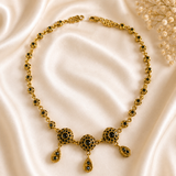 Collier Vintage Élégance Bronze Noir