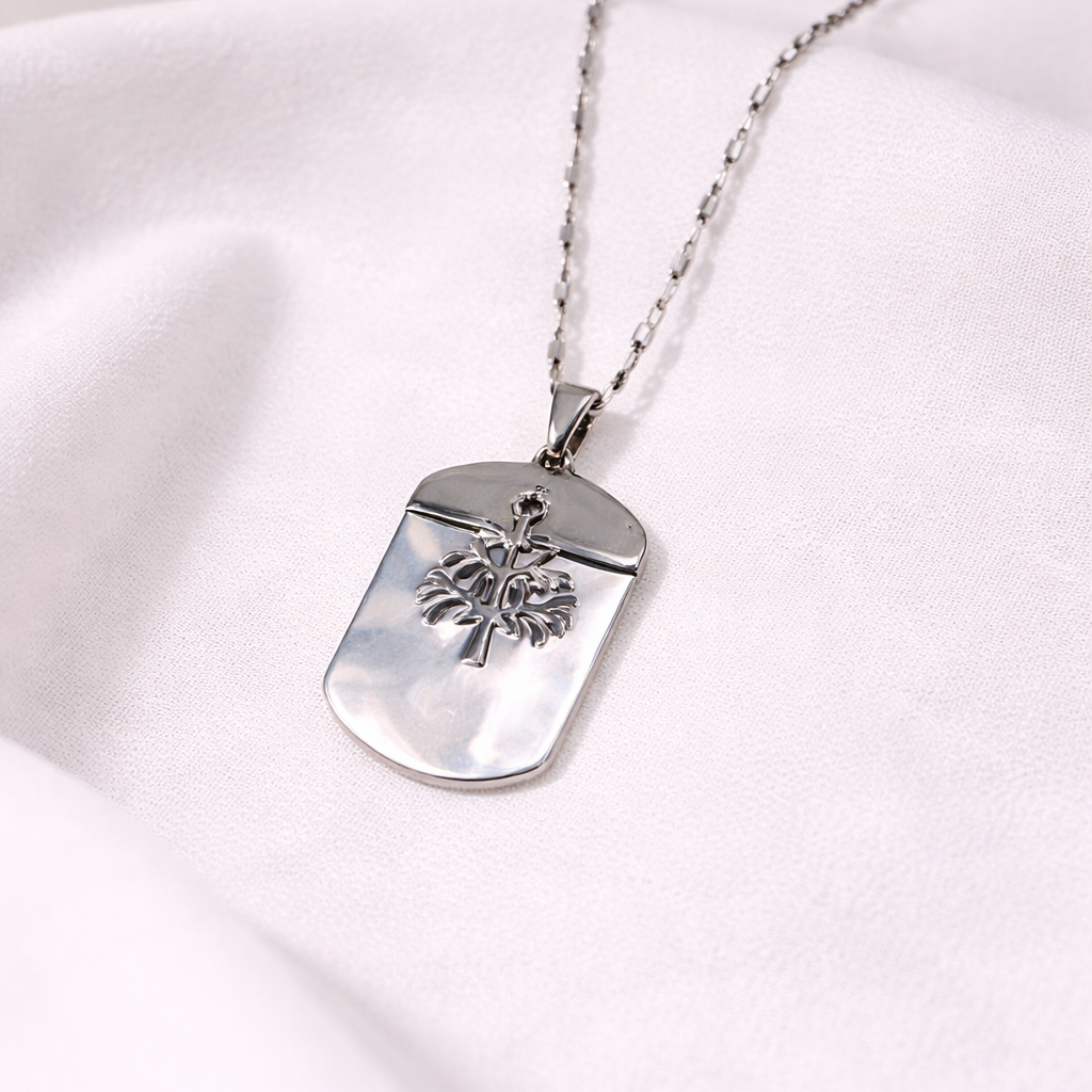 Collier Acier Inoxydable Pendentif Palmier – Élégance Minimaliste & Style Vacances