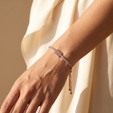 Bracelet Losange ajouré scintillant