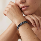 Bracelet Trio Lumière – trois rangs scintillants