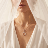 Collier Lilia en argent 925 à pendentif anneaux