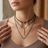 Collier Horizon – Trois rangs et montgolfière