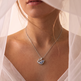 Collier Xuping en plaqué or à pendentif cygne bleu