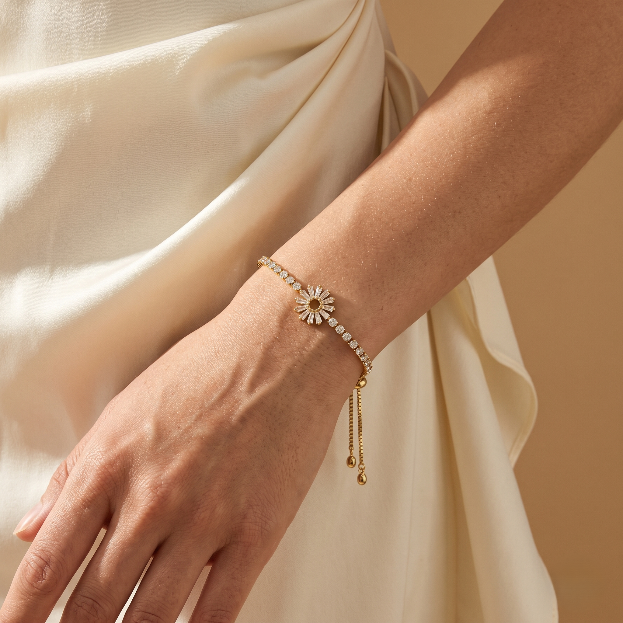 Bracelet Fleur rayonnante
