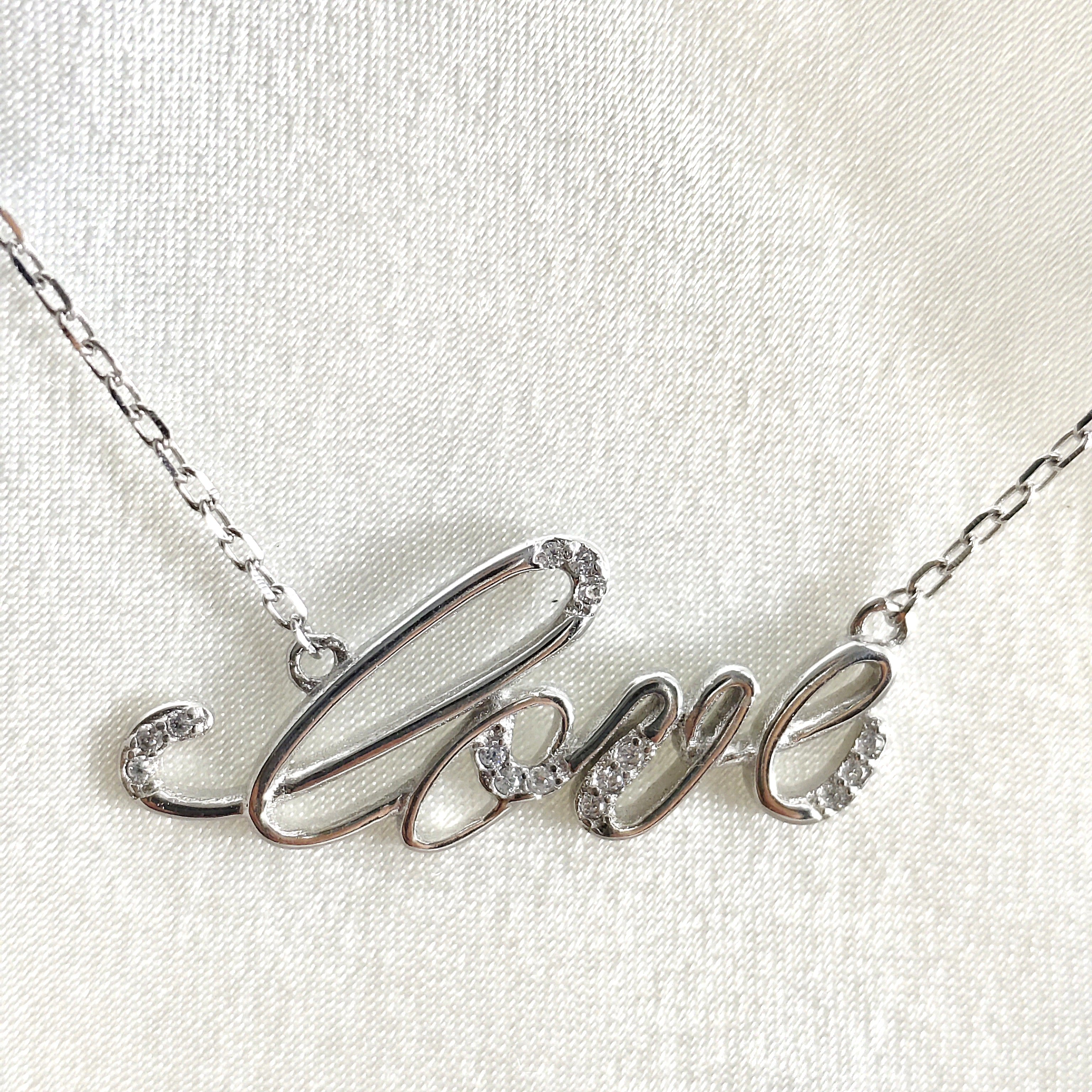 Collier “Love Éternel” en Argent