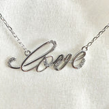 Collier “Love Éternel” en Argent