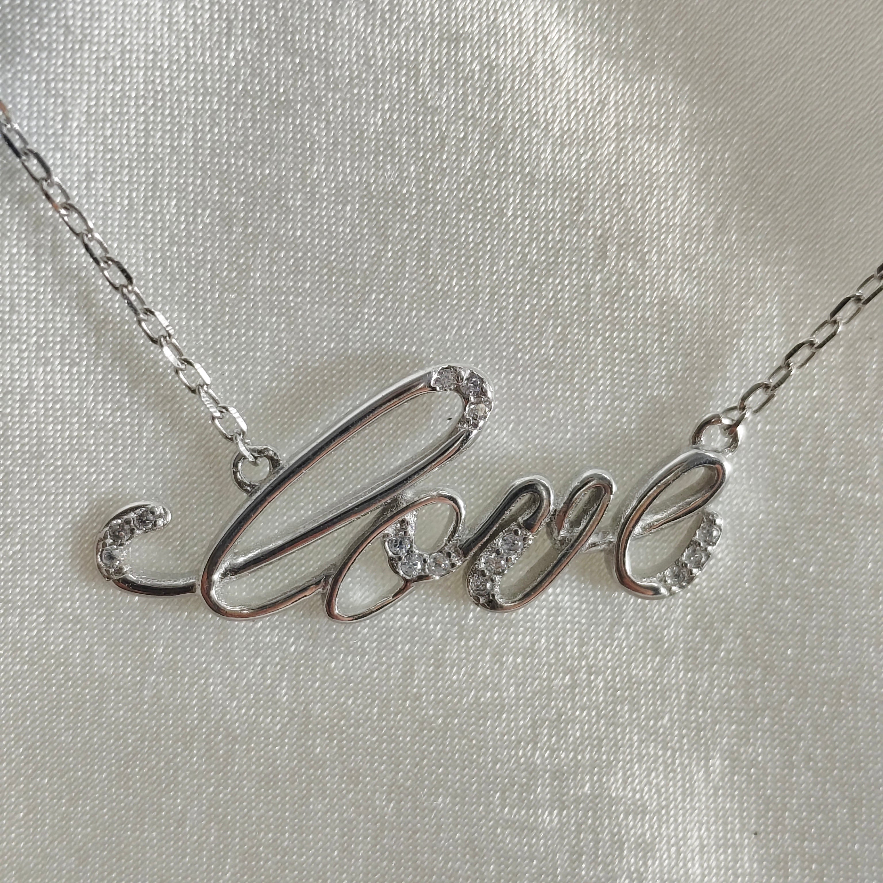 Collier “Love Éternel” en Argent