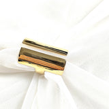 Bague design moderne en plaqué or – Garantie 10 ans