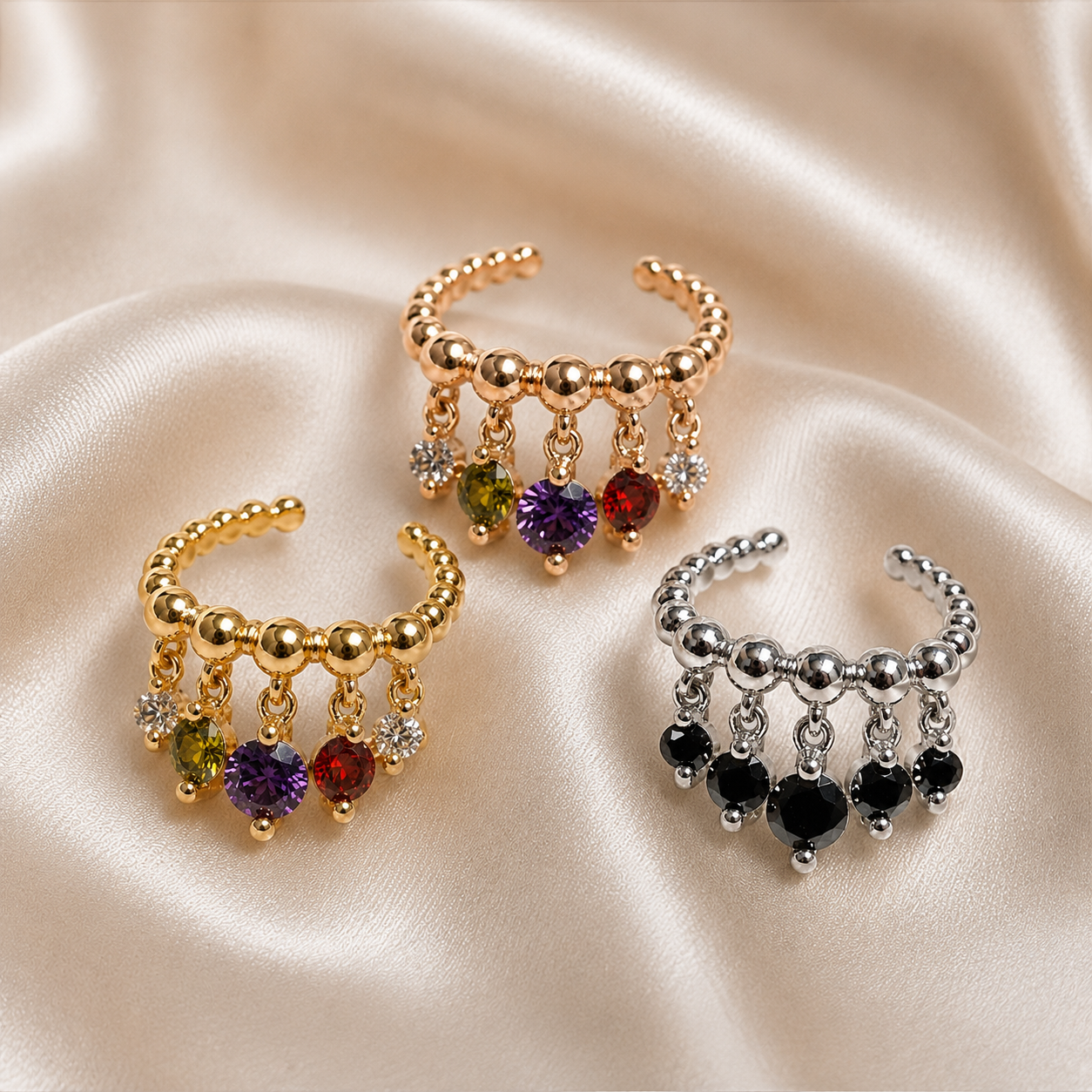 Pack of 3 Chic Elegance Rings ✨