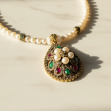 Collier Djawher – Perles, Antique & Pierres Précieuses
