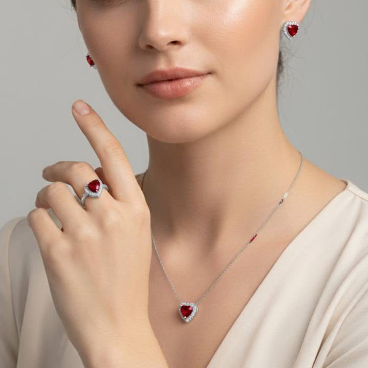 PARURE PANDORA – Acier Inoxydable avec Bague Extensible
