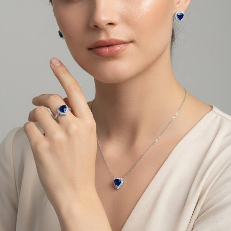 PARURE PANDORA – Acier Inoxydable avec Bague Extensible