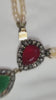 Collier Djawher Double Rang Perles & Pendentif  Émeraude Ottoman
