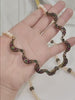 Collier Perles & Serti Ondulé "Orient" – Pierres Précieuses & Style Vintage