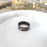 Love Elegance Ring – Premium Black Steel